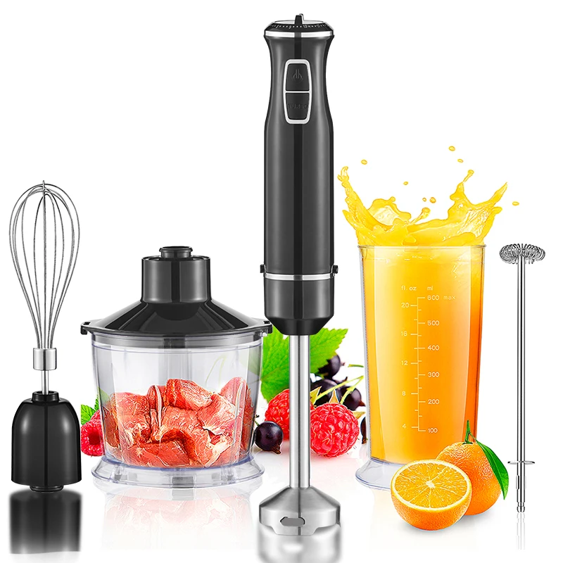 china factory small kitchen appliance 4 in 1 immersion food mixer electric  hand blender