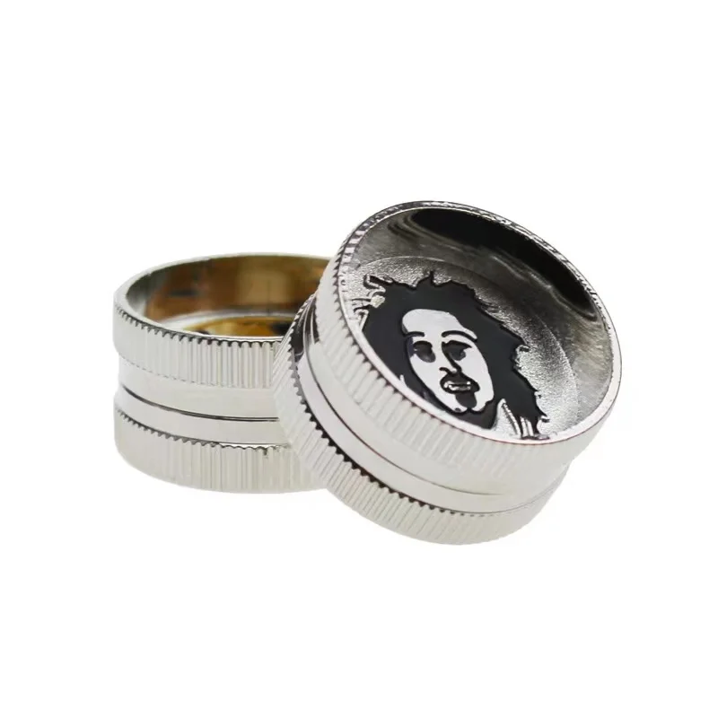 Limited time Mini portable die cast smoke Grinder 30mm two-layer zinc alloy grinder cigarette accessories tobacco companion