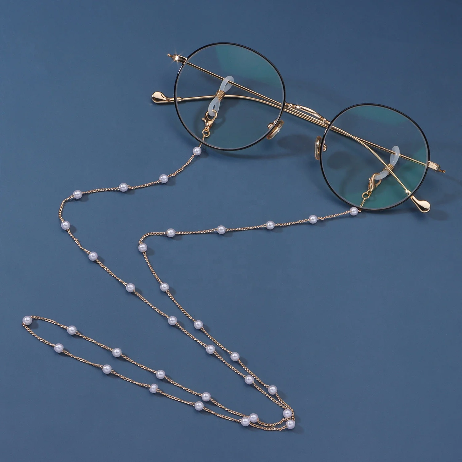 Zuowen New Jewelry Fashionable Simple Pearl Glasses Chain Wholesale Glasses Accessories glasses cord