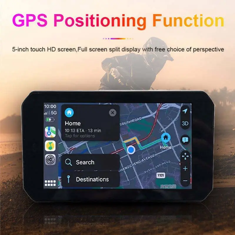 5 дюймов IPX7 водонепроницаемый Сенсорный ЖК-экран GPS навигатор специальный автомобиль/мотоцикл Contion Bluetooth беспроводной Android Au