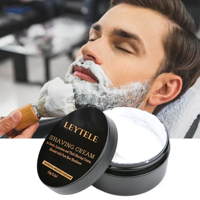 Индивидуальная этикетка логотип веганский органический бальзам для бороды премиум-класса тонизирующий сандаловое дерево мыло бритья крем мужчин