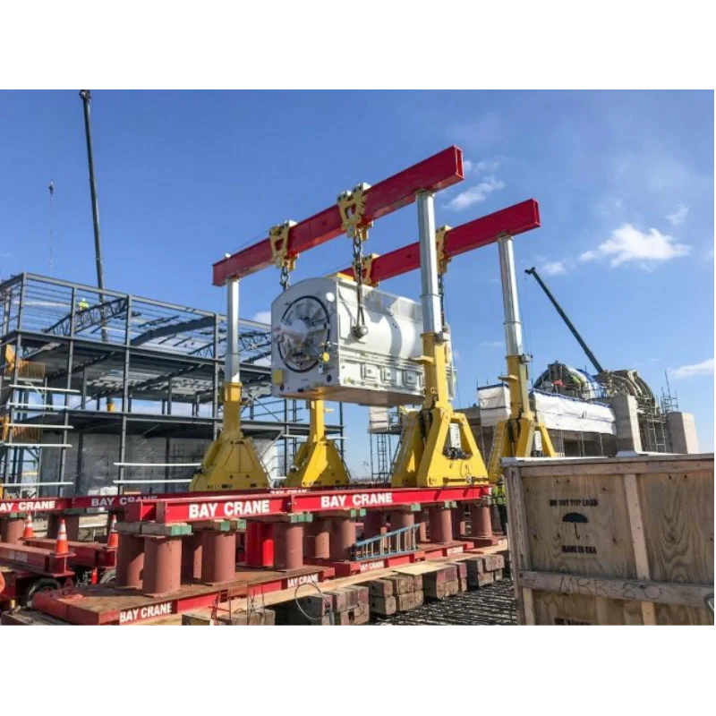 Heavy-Duty Hydraulic Gantry Crane System with 100-500T Loading Capacity Featuring Essential Gearbox and Bearing Core Components