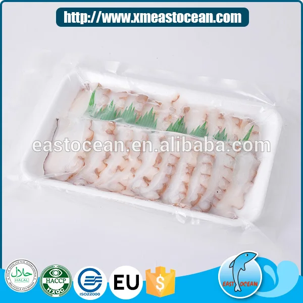 Wholesale low price heathy delicious frozenjapanese sushi frozen octopus slice for sale
