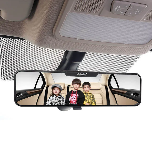Custom Car Blue Rearview Mirror Auto Reverse Back Parking Wide Angle Interior Mirror