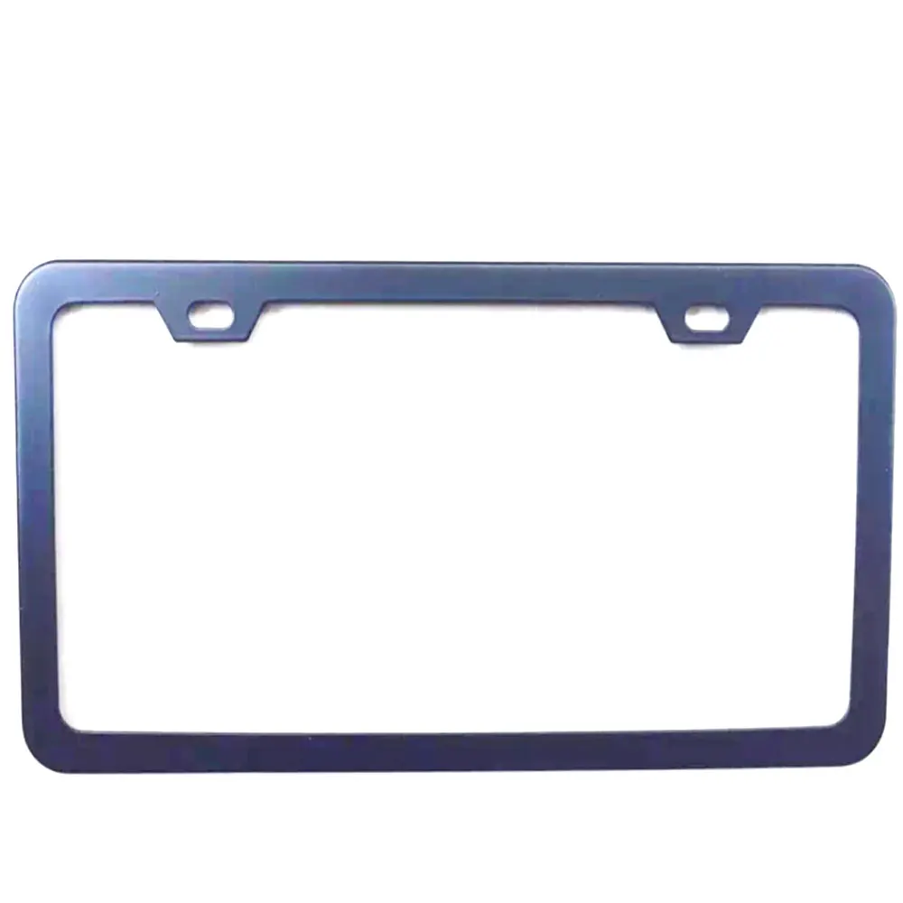 Stainless Steel Aluminum Blank Metal Custom Logo Car License Plate Frame