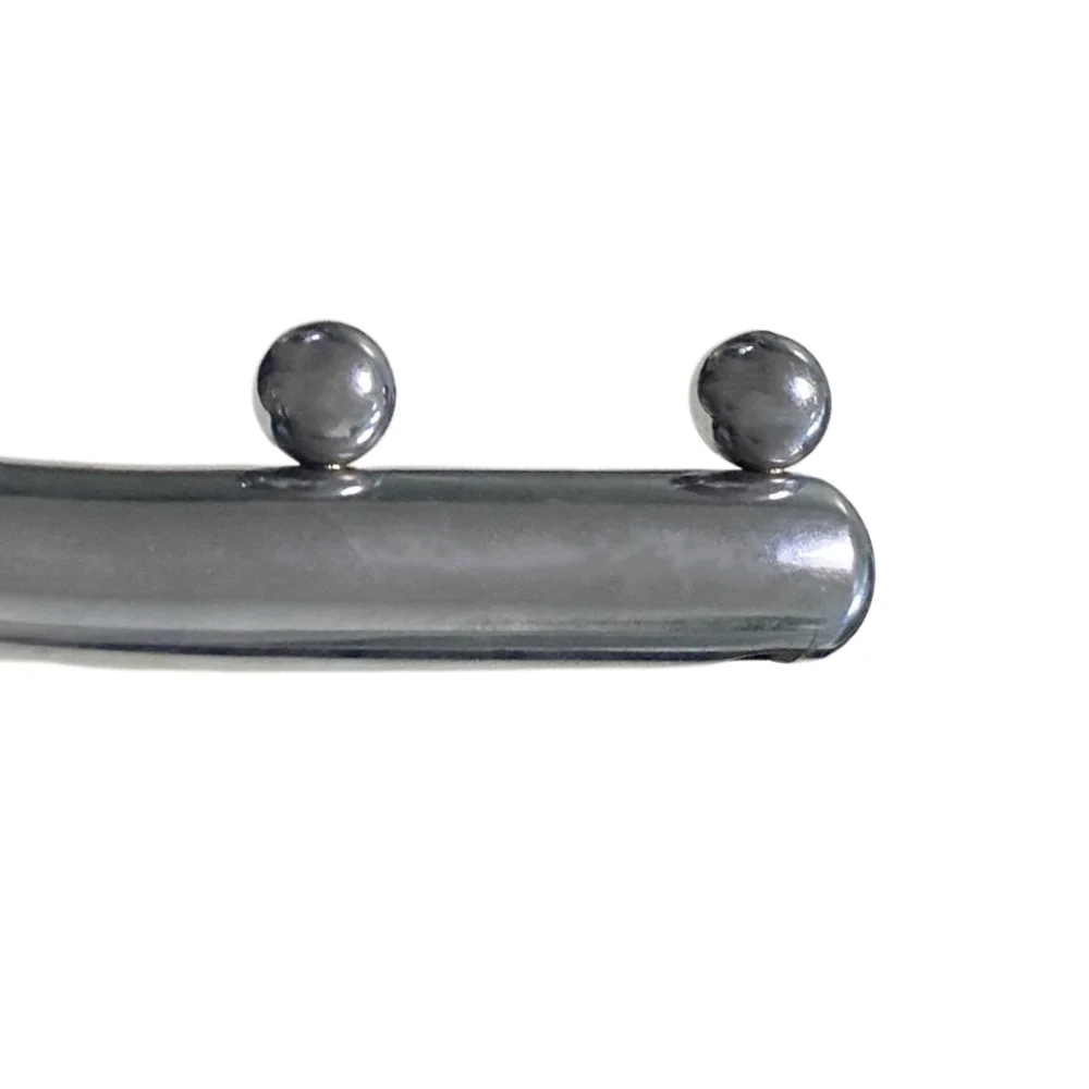 Slatwall Gridwall Waterfall Metal Display Hook with 7 Beads for Supermarket Garment Store Display Fixture