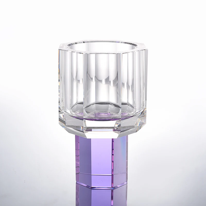 Прозрачная граненая Хрустальная Цветочная ваза для украшения свадебного стола дома