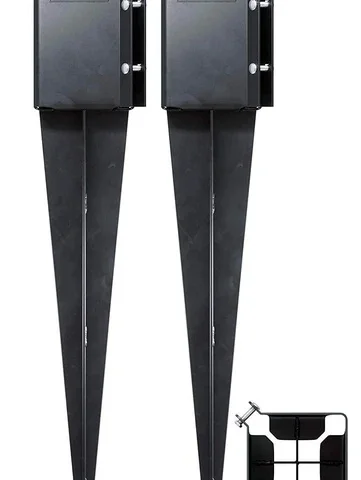 Fence post metal ground screws square steel plate anchor