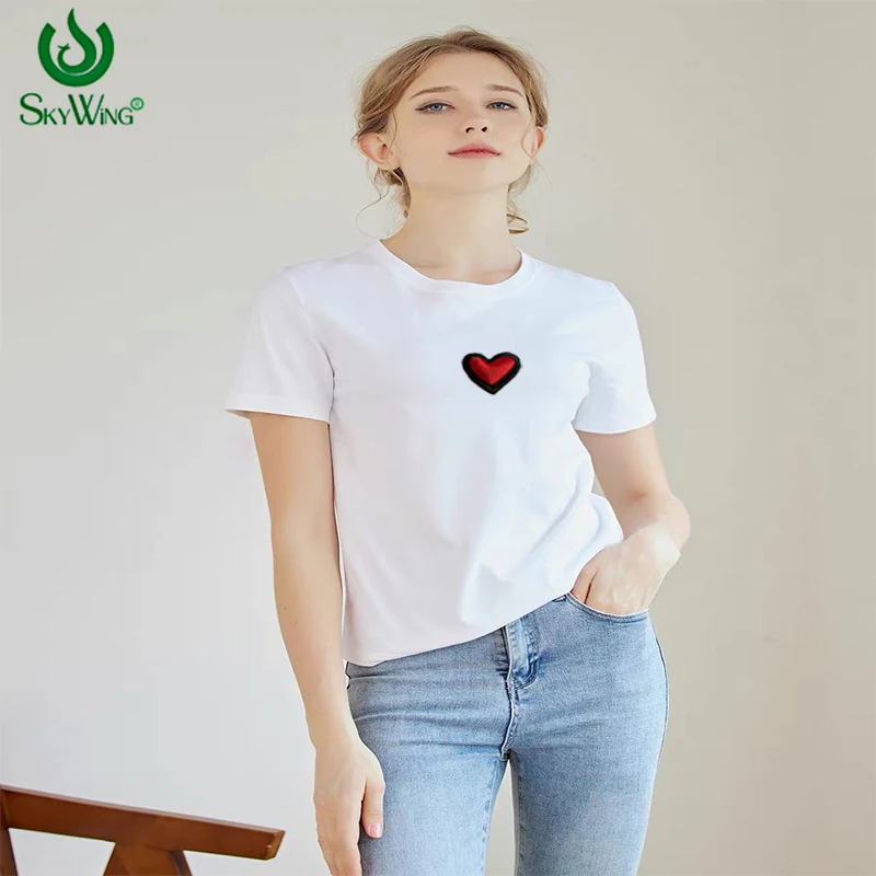 Embroidery patches 3D design red color mini heart love design embroidery patch for jeans clothing wholesale