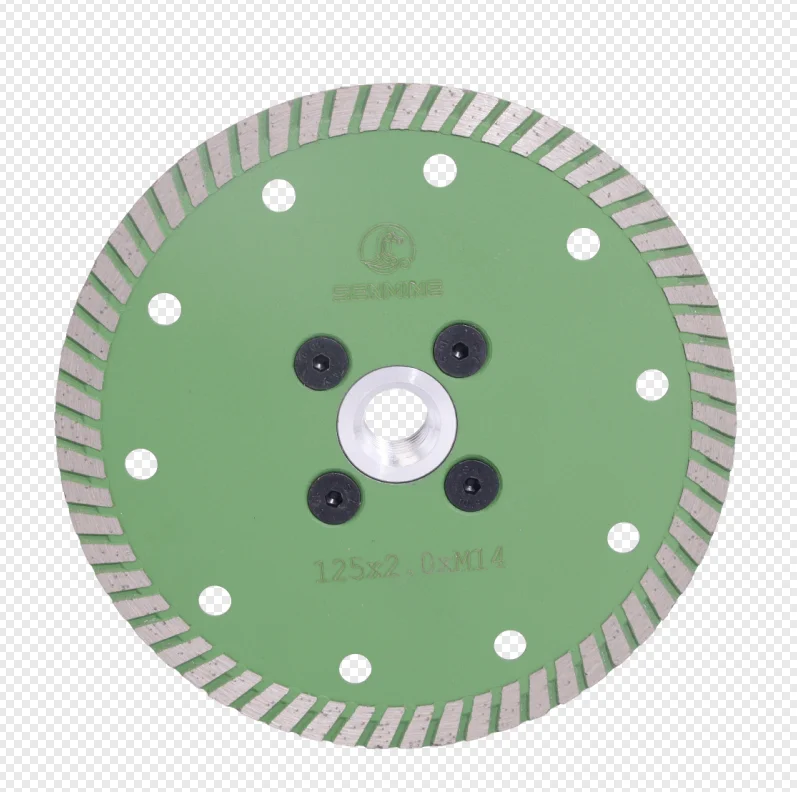 hot press 125 125mm 5inch concrete diamond turbo circular saw blade with m14/ 5/8'-11 flange for granite