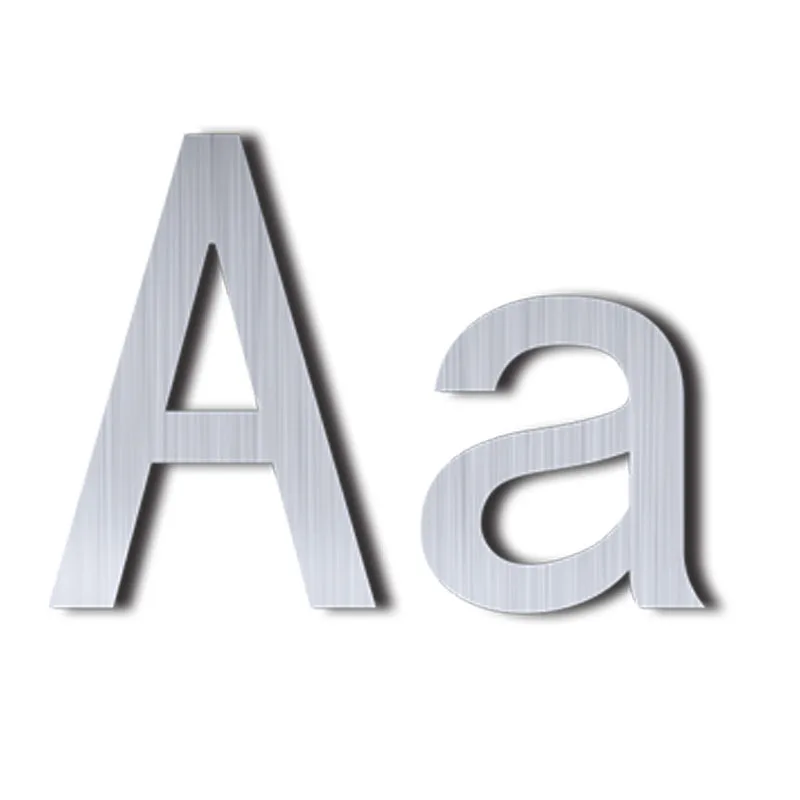 External mailbox number Metal Letters Box Sheet Metal Alphanumeric, Signs(numbers 0-9)