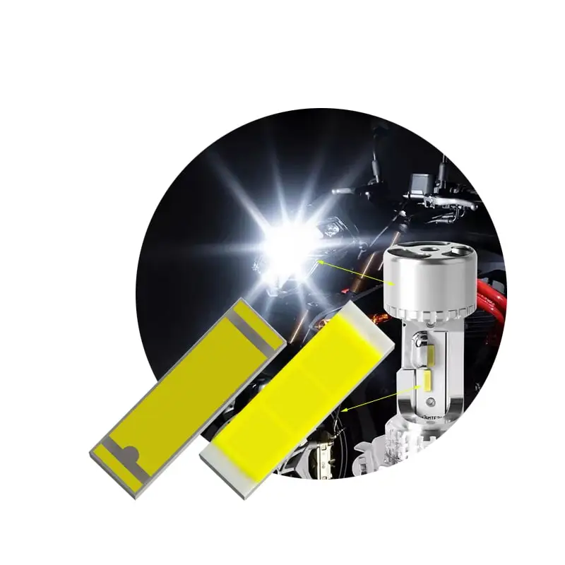 High energy CSP 1860 SMD LED 10W 15W 6500K 10000K 1860 LED chip 9V 10V White headlight for motor vehicle use