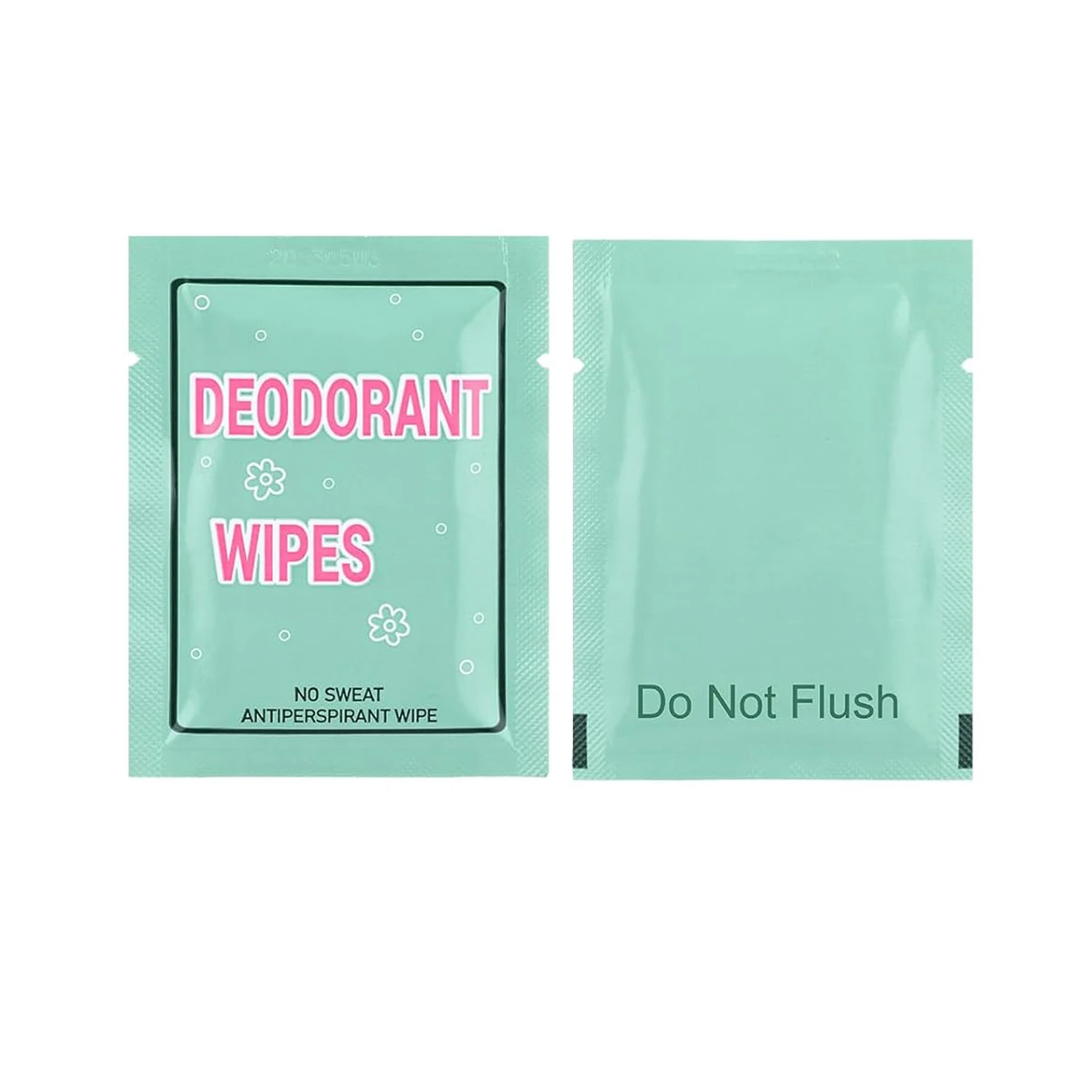 Deodorant Wipes Antiperspirant Wipes No Alcohol Body Wipes Mini Scented Towelettes Individually Wrapped Disposable Custom Adults