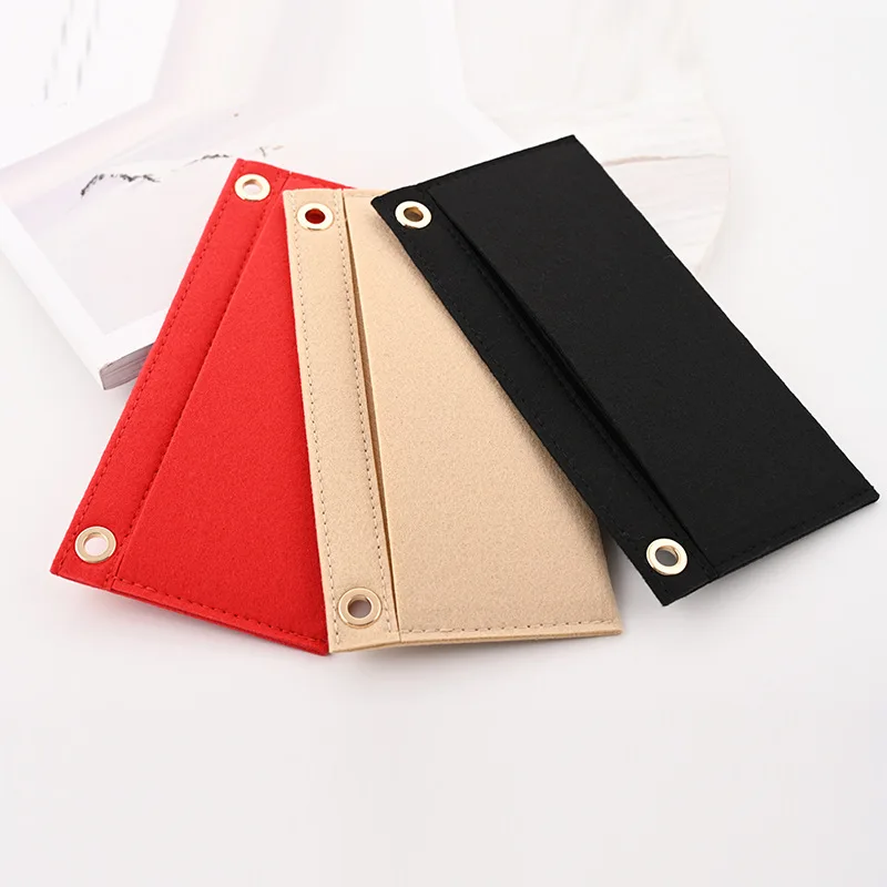 customization accepted ladies felt wallet make up organizer coin bag