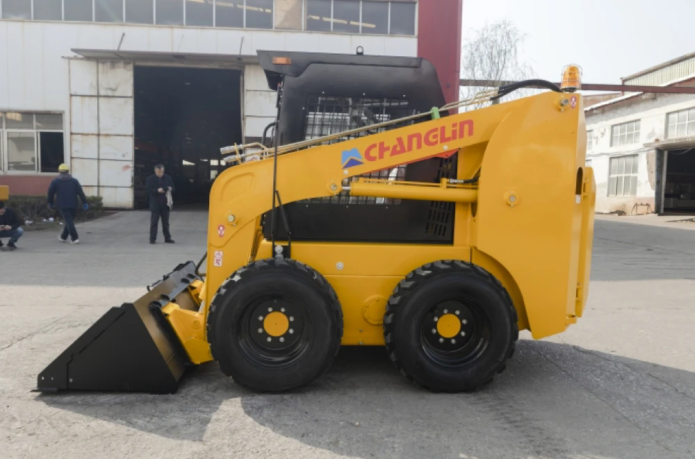 Factory Hot crawler skid steer 700kg 255F Changlin Brand track skid steer loader with 4 in 1 bucket