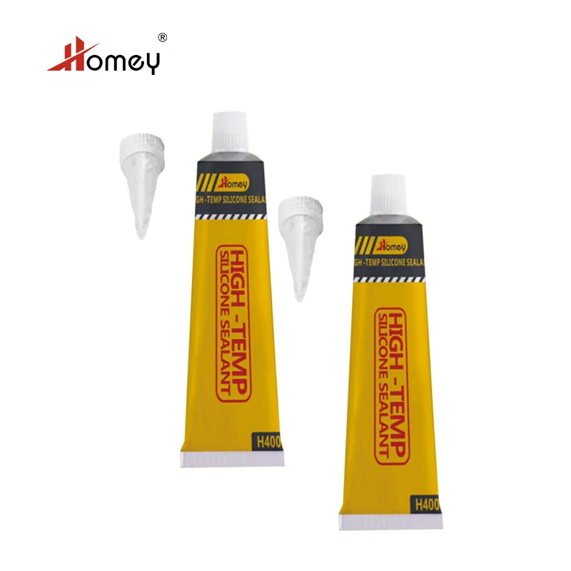 Homey Manufacture Direct Sale General Black Small Tube Rtv Silicone Sealant