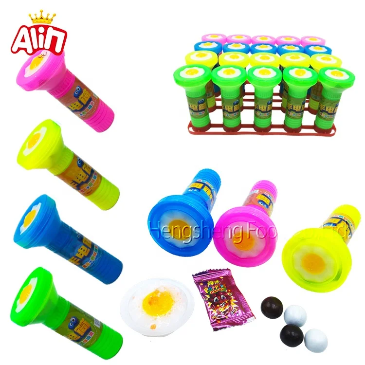 wholesale candy toys  cheap toy candy  Fried eggs flashlight toy candy