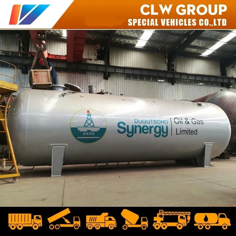 50000 Liters Propane Gas Storage Tank for LPG Station Plant 25 Tons LPG Bullet Storage Tank price