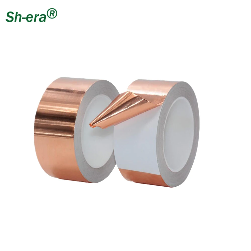 Good quality for copper foil tape for soldering EMI shielding copper foil adhesive tape