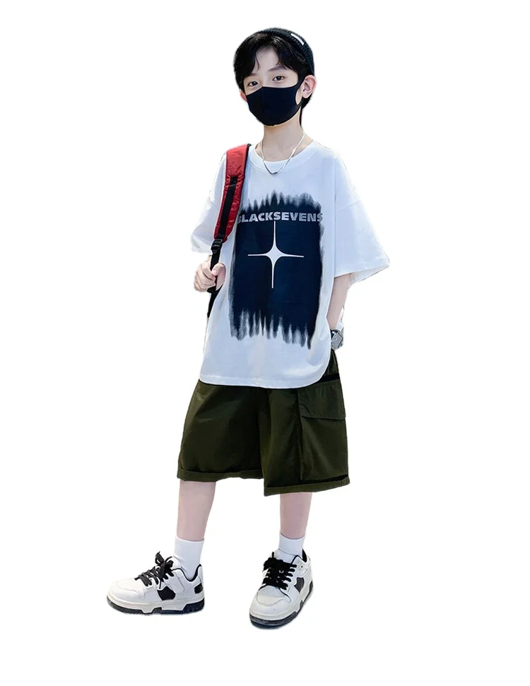 2024 Fashion Carton  Comfortable Summer Boys T Shirt Children Clothes