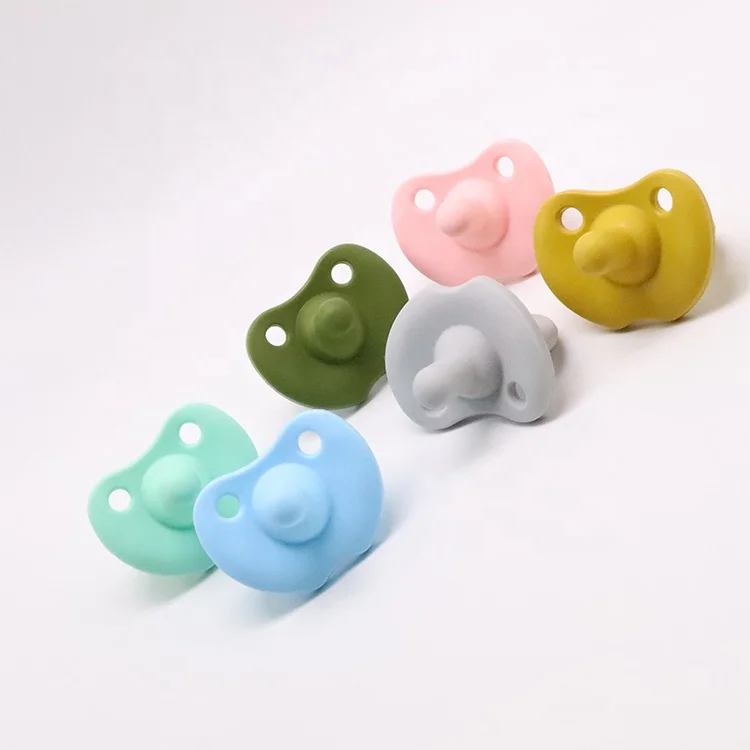 Eco-friendly Baby Sleep Soother Nipple Baby Silicone Ring Pacifier