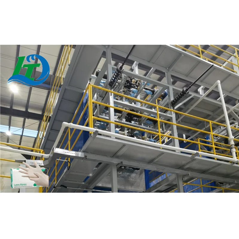 Flow Packing PLC Printing For Knitted Cotton Plastic Hand Gloves Making Glove Machine