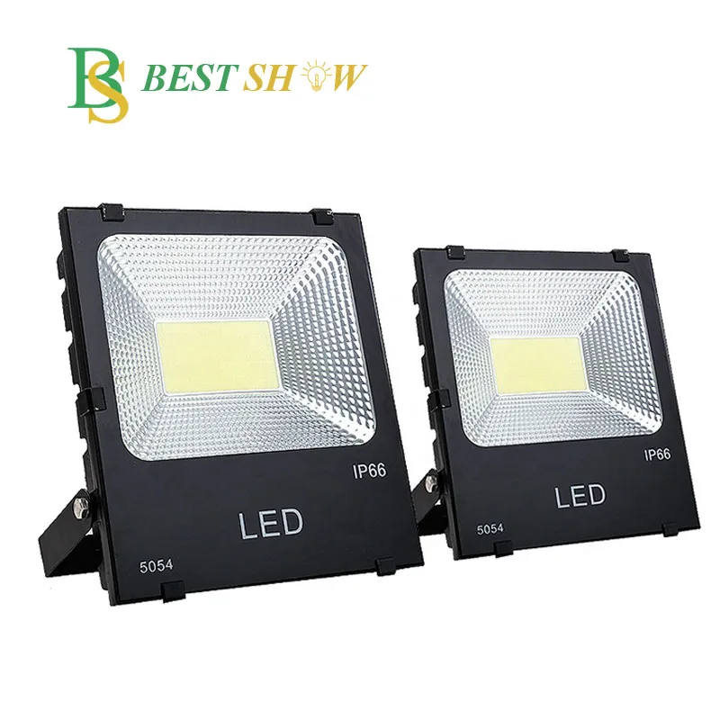 Guangzhou High Power COB SMD2835 300w 400w 500w led flood light isolated mean well Sosen driver 110lm/w IP66 for building