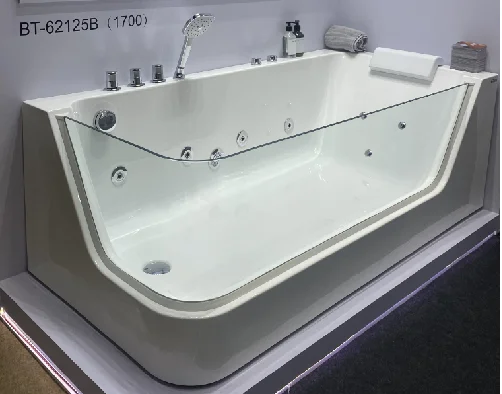 Capacity Indoor Whirlpool Rectangle Jaccuzi Bathtub Couple Hydro Massage Bathtub For Sale