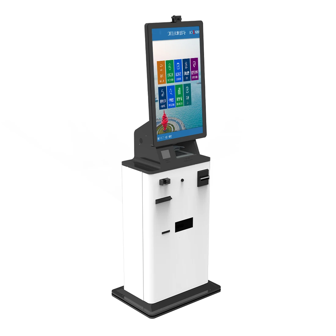 Crtly Self payment kiosk cash and coin acceptor buy and sell coins way ATM coin-operated cash/bill acceptor payment kiosk