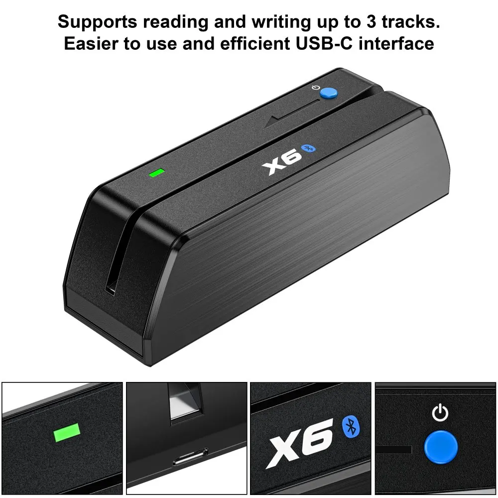  Заводское производство оптовая цена MSRX6 MSRX6BT с Blueteeth считыватель магнитных карт msrx6bt track