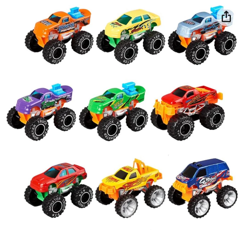 High Quality Diecast Toy Vehicles Die Casting Model Car Off Road Monster Big Foot Truck Toy Hot Selling Custom Alloy Metal Car