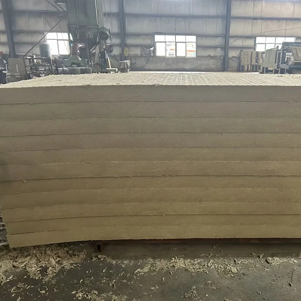 Industrial Design Style Rock Wool Sound Panel Slab Certificate Building Materials Made from Basalt