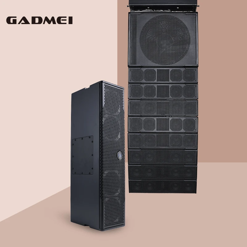 All neodymium powered subwoofer speakers 2000w mini active sound system for church line array speaker set