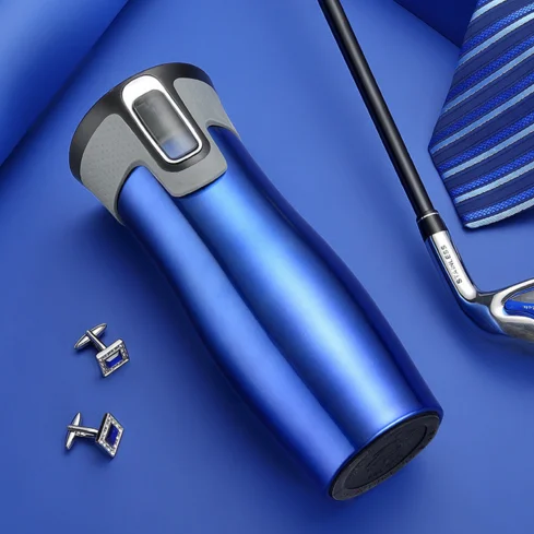 Wholesale 17oz 500ml double wall 18/8 smart stainless steel vacuumcoffee thermo