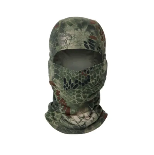 Camo Face Mask Balaclava Hood Headwear For Men Women Tactical Training Cycling Wind-resistant Ski Mask