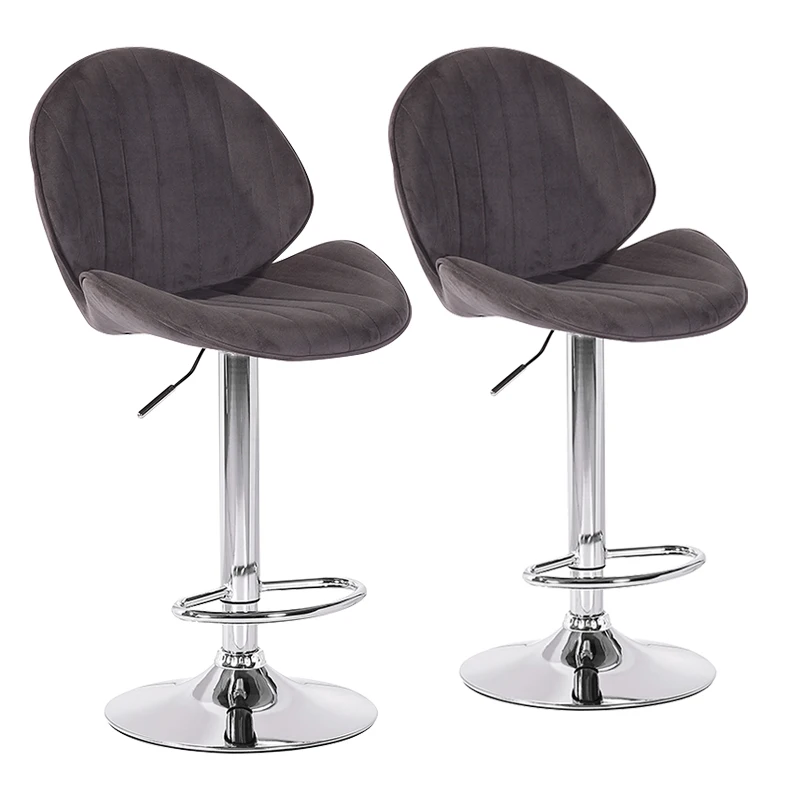 China Factory Nordic Style Kitchen Bar Chairs Customized Adjustable Swivel Bar High Stools