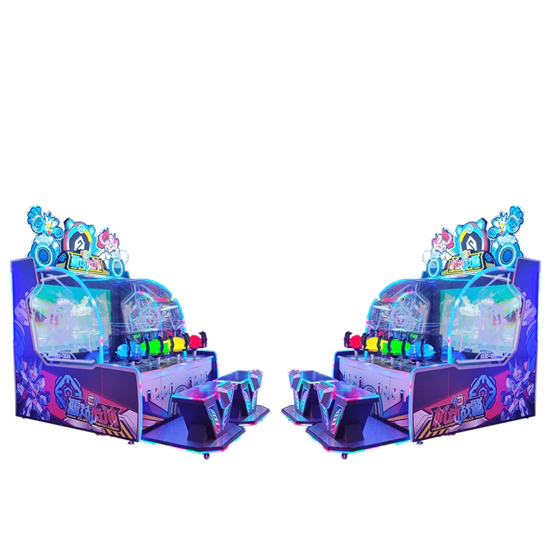 New four-person shooting game console coin-operated game console multi-entry game equipment