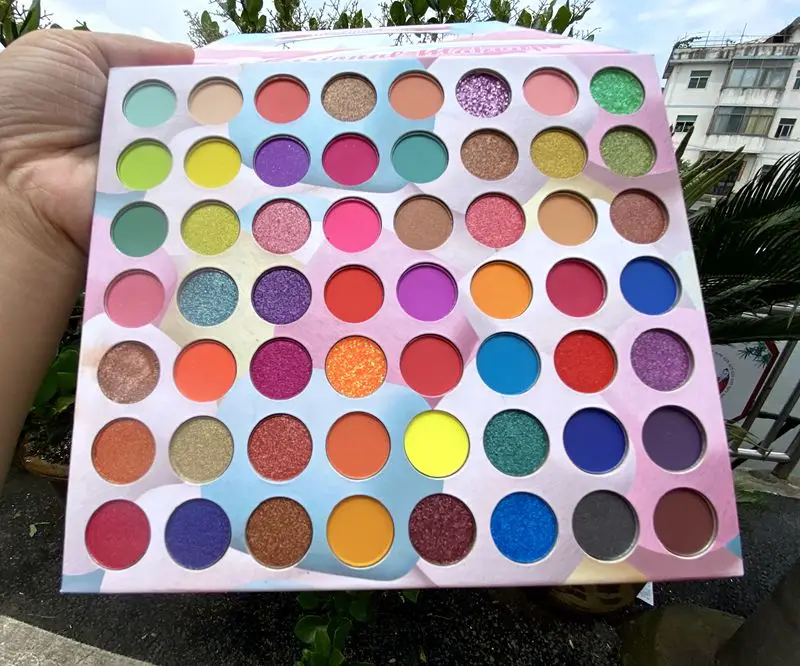 Cute cartoon rabbit 56 colors makeup eyeshadow palette