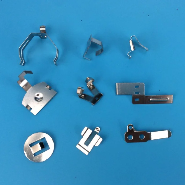 Battery button battery clips conductive positive and negative contact spring shrapnel pieces cr2032 button battery contact