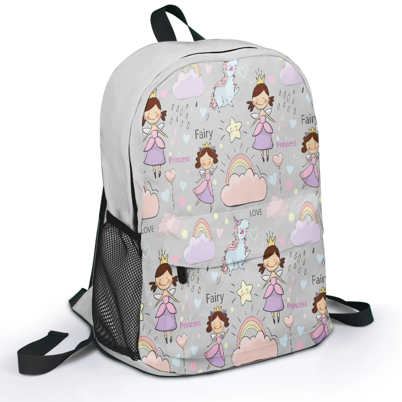 Hot sale Sublimation print full color custom pattern durable students anime Backpack School Bags