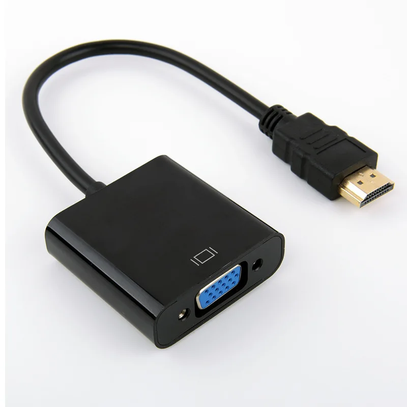Hot Sale HD 1080p Hdmi Male To Vga Female Adapter Converter With Audio