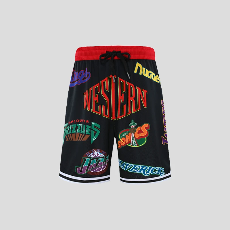 
China Factory Fashion Design Wholesale Cheap Custom Dry Breathable Training Basketball Shorts Digital printing process 