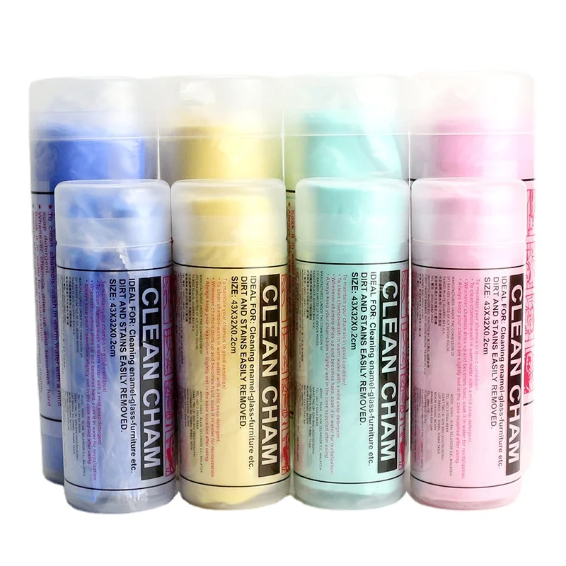 OEM High Quality Auto Care PVA Clean Cham Wash Car Chamois Shammy Leather Cleaning Cloth PVA Clean Cham Car Chamois Cloth