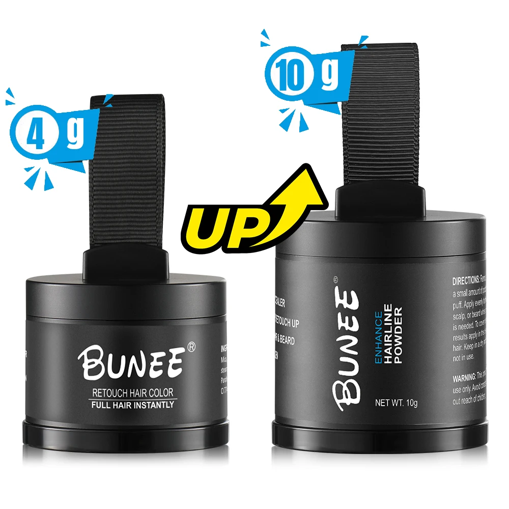 Private Label Natural Hair Concealer Hairline Powder Waterproof Sweatproof Hairline Concealer Hair Root Shadow Powder