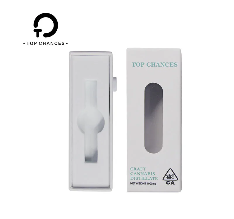 2020 Trending custom child resistant cbd cartridge packaging for cbd oil cartridge .5ml 1ml cbd vape pen