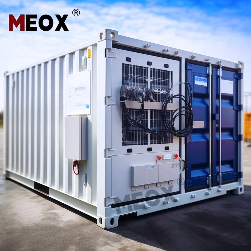 MEOX European quality 20 40 foot freezer units containerized energy storage 12m powered off-grid shipping solar panel container