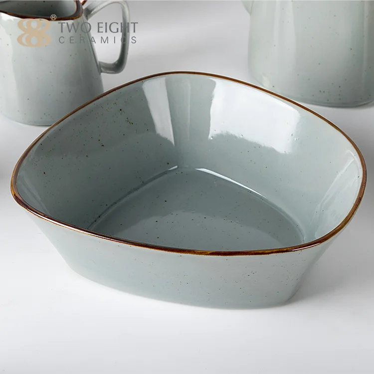 Two Eight Modern classic crockery plates ceramic dinner plates set durable porcelain dinner sets dinnerware