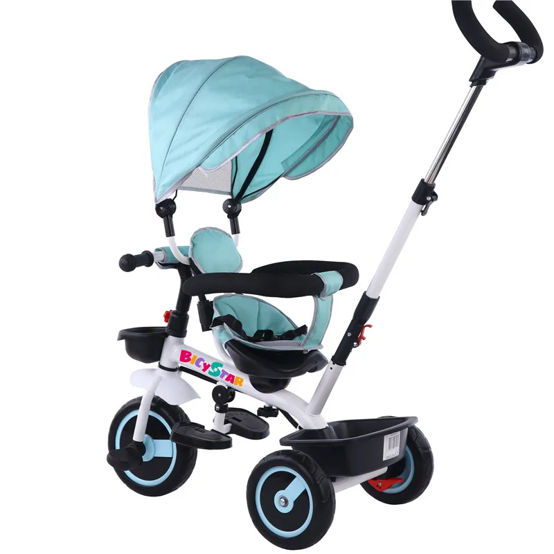 2023 High quality good price kids cycle/baby push bike no umbrella tricycle/baby tricycle 8088 toy trick EVA tire online