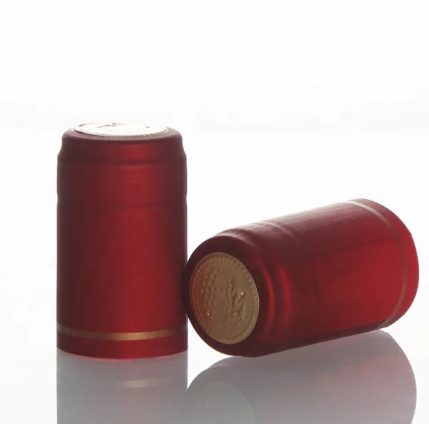 Customized  PVC Heat Shrink capsule for Wine Bottle  Shrinking Wine Capsule wine capsule shrink bottle shrink wrap cap