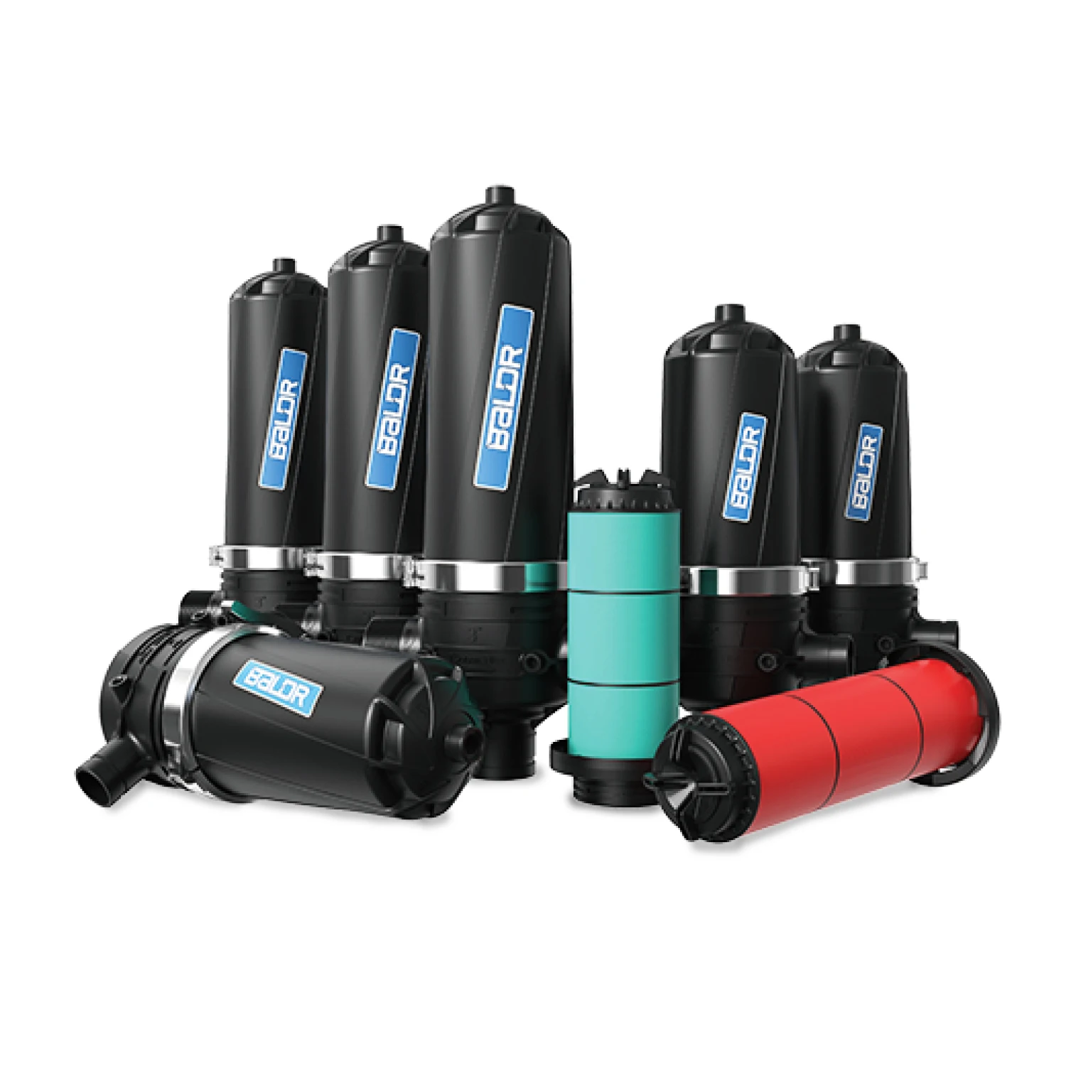 120 Mesh 130 Micron 2'  T type Drip Irrigation Filter Unit for Automatic Backflush Disc Filtration System